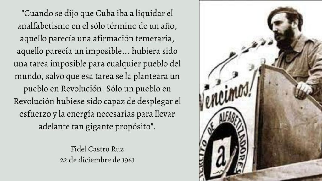 Frase de Fidel