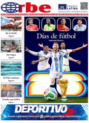 ORBE Año XXVIII / No. 03 / Del 13 al 19 de junio de 2026