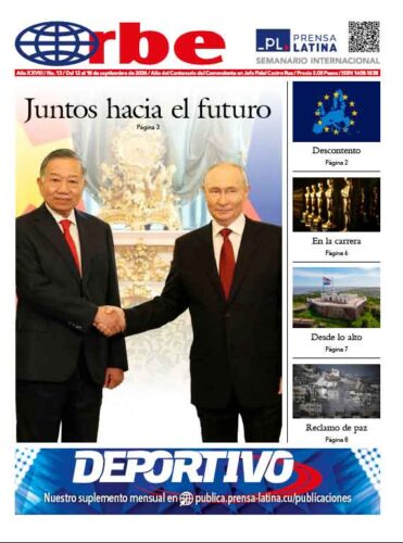 ORBE Año XXVIII / No. 13 / Del 12 al 18 de septiembre de 2026